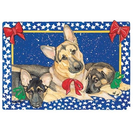 Pipsqueak Productions Pipsqueak Productions C824 German Shepherd Holiday Boxed Cards C824